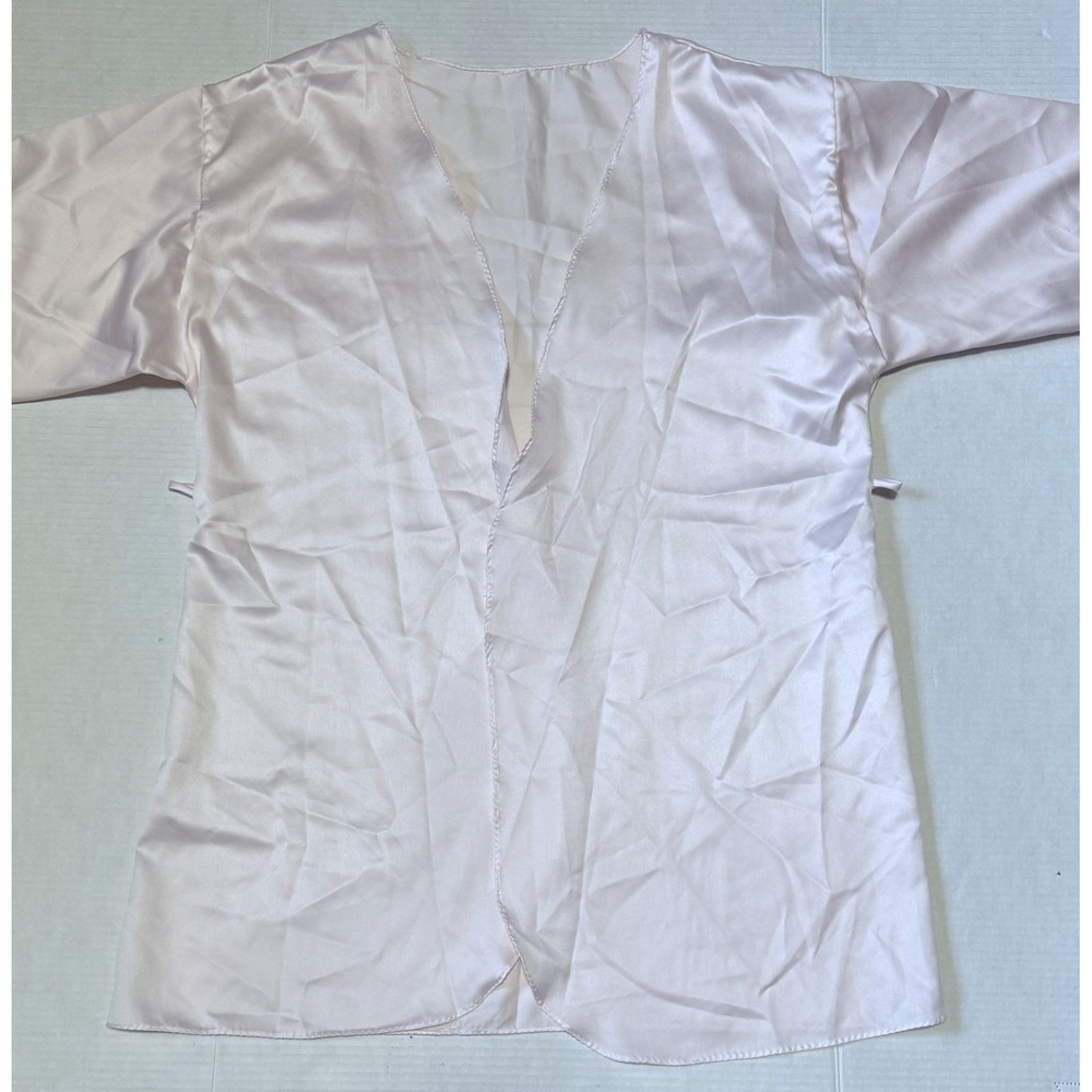 INTERLUDES - Women's VINTAGE Light‎ Pink Robe (no tie) - Large